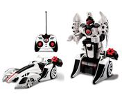 Carro Robô De Controle Remoto 7 Funções Street Trooper Branco Maisto - Twist N Shoot R/C - 81177