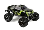 Carroçaria de carro RC SummitLink Muddy Green Over Black 1/10 Stampede