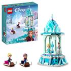 Carrossel mágico de brinquedo LEGO Disney Princess Anna e Elsa