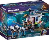 Carruagem mercante Toy Playmobil Violet Vale com canhão escondido