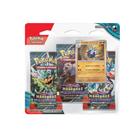 Carta Do Pokémon Blister Triplo Escarlate e Violeta Máscaras do Crepúsculo 19 Cartas Copag