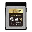 Cartão CFexpress Type B 1Tb Exascend Essential 8K RAW PCIe 3.0 1800MB/s (EXPC3E001TB)
