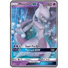 Cartão colecionável Pokemon Mewtwo GX 3168 SM Hidden Fates