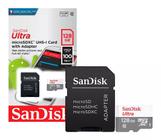 Cartão de Memória 128GB Sandisk Ultra, Ideal para Câmeras,Drones ,Celulares. - Micro SD SanDisk