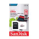 Cartão de Memória 16 GB Sandisk Ultra Micro SD Classe 10 80M