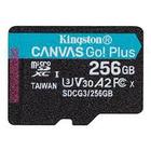 Cartão de Memória 256gb Micro Sd Canvas GO Plus 170mbs A2 Kingston