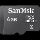 Cartão de memoria 4gb sandisk micro sd c/ adaptador