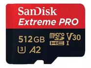 Cartão De Memória 512Gb Micro Sd/Xc Extreme Pro Sandisk