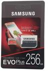 Cartão De Memória Em Samsung Evo Plus 256 Gb