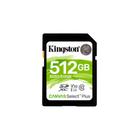 Cartao de Memoria Kingston Canvas Select Plus SDXC 512 GB 100MB/s Classe 10 - SDS2/512GB