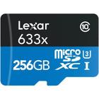 Cartão De Memória Lexar Micro Sd Xc 256Gb Uhs-I 100Mb/S V30