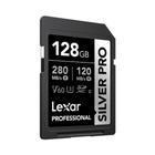 Cartão de Memória Lexar SDXC 128GB Silver Pro UHS-I Classe 10 - LSDSIPR128G-BNNNU