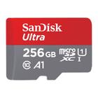 Cartão de Memória Micro Sd Sandisk 256gb Micro Sd Ultra Velocidade de Leitura até 150Mbs