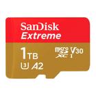 Cartao de Memoria Micro SD Sandisk Extreme 1TB / 190-130MBS / U3 - (SDSQXAV-1T00-GN6MA)