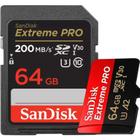 Cartão De Memoria Micro Sd Sandisk Extreme Pro 64GB - SDSDXXU-064G-GN4IN