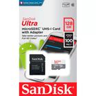 Cartão de memória sandisk 128 gb micro sdxc classe 10 ultra