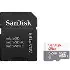 Cartão de Memória SanDisk 32Gb MicroSD c/ Adaptador, SDSQUNR-032G, Classe 10, Ultra 80Mb/s