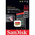 Cartão De Memória Sandisk A2 Extreme Com Adaptador Sd 64Gb