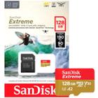 Cartão de Memória Sandisk Extreme - 128GB - Modelo SDSQXAA-128G-GN6AA