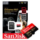 Cartão de Memória SanDisk Extreme Pro microSDXC 256GB 200-140MB