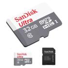Cartão de Memória Sandisk Micro SD 32GB 48mb/s Ultra Classe 10 para Smartphone Câmera Full HD Vídeo