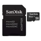 Cartão de Memória SanDisk Micro SD SDHC 16GB + Adaptador SD