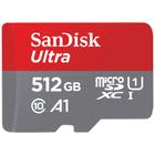 Cartão de Memória SanDisk Ultra microSDXC 512GB - UHS-I C10 A1