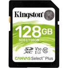 Cartão de memória sd 128gb canvas select plus - kingston