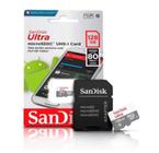 Cartão de Memória SD SanDisk Ultra 100 MB/OU 80 MB C10 128 GB (SDSQUNR-128G-GN3MA)
