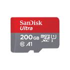 Cartão de memória - SDXC - 200GB - Sandisk Ultra - SDSQUAR-200G-GN6MA