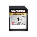 Cartão de memória SDXC Gigastone 1TB 4K Pro Series 150 MB/s 5 anos de recuperação de dados