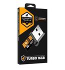 Cartão de Memória Turbo 16GB U1 + Adaptador Pendrive Nano Slim + Adaptador SD - Gorila Shield