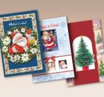 Cartao de Natal Cristina Grupo A kit-c/10 sortidos com envelope.. - Grafica Cristina