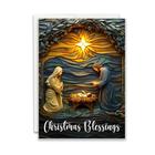 Cartão de Natal JBH Creations Nativity Blessings Pack de 24