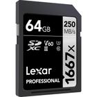 Cartão Lexar Sdxc 64Gb 1667X V60 250Mb/S Lacrado