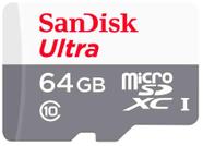 Cartão Memória 64gb Micro SD Ultra Sandisk 100% Original