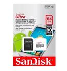 Cartão Memória 64Gb Sandisk Ultra, Qualidade Garantida. - Cartão De Memória Sandisk