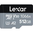 Cartão memória lexar micro sd xc 512gb 160mb/s uhs-i v30 lms1066512g-bnanu