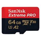 Cartão Memória Sandisk 64Gb Extreme Pro 200Mb/S U3 A2 4K