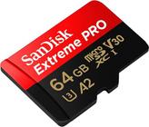 Cartão Memória Sandisk Extreme Pro Micro Sdxc 64gb 170mbs A2