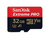 Cartão memória sandisk micro sdhc uhs-i 32gb extreme pro u3 4k