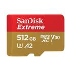 Cartao Memoria Sandisk Micro Sdxc Extreme A2 160Mb/S 512Gb