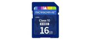 Cartão Memória SD classe 10 HC Microdrive 16gb SDHC 4K Ultra HD