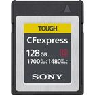 Cartão memória sony cfexpress 128gb type b tough 1700mb/s