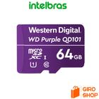 Cartão Micro SD 64GB 32TBW p/ Segurança Eletrônica