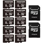 Cartão Micro SD Gigastone de 8 GB, pacote com 10 vídeos em Full HD, 85 MB/s