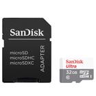 Cartão MicroSD SanDisk Ultra MicroSDHC UHS-I, 32GB, com Adaptador - SDSQUNR-032G-GN3MA