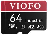 Cartão microSD VIOFO 64GB Industrial Grade U3 A2 V30 com adaptador