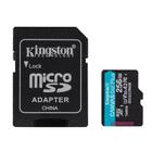 Cartão MicroSDXC 256GB Kingston Canvas Go! Plus UHS-I U3 V30 A2 170mb/s