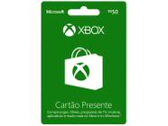 Cartão Presente 50 Reais Xbox Live Microsoft
